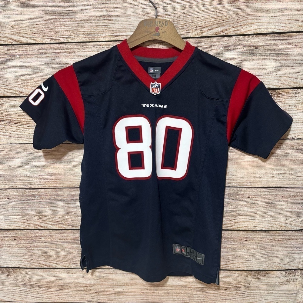 Houston Texans Andre Johnson Reebok youth Medium Navy Jersey